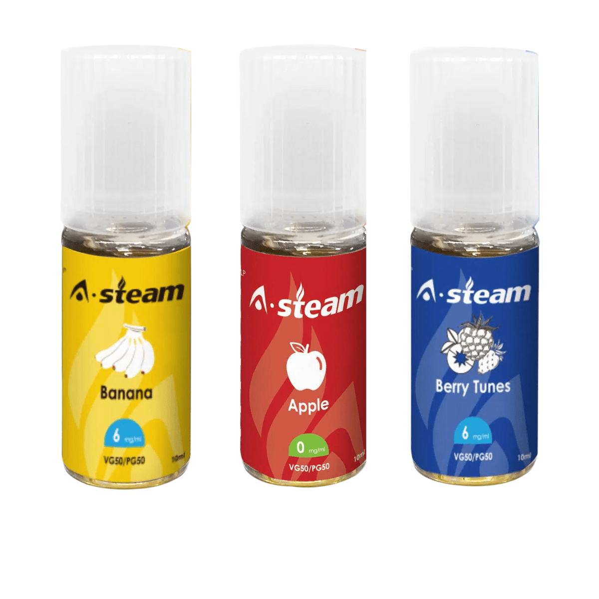 A Steam 10ml E Liquid (Pack of 10) - vape squad