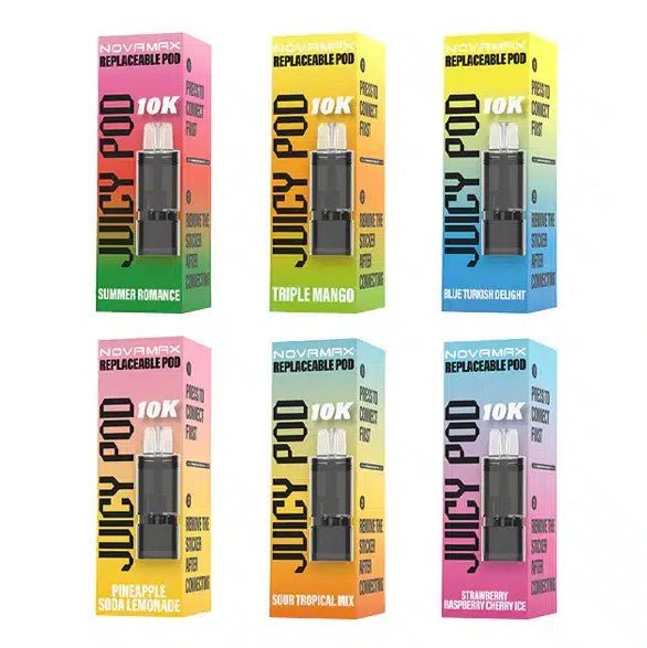 Juicy Pod Novamax 10K Prefilled Pods - vape squad