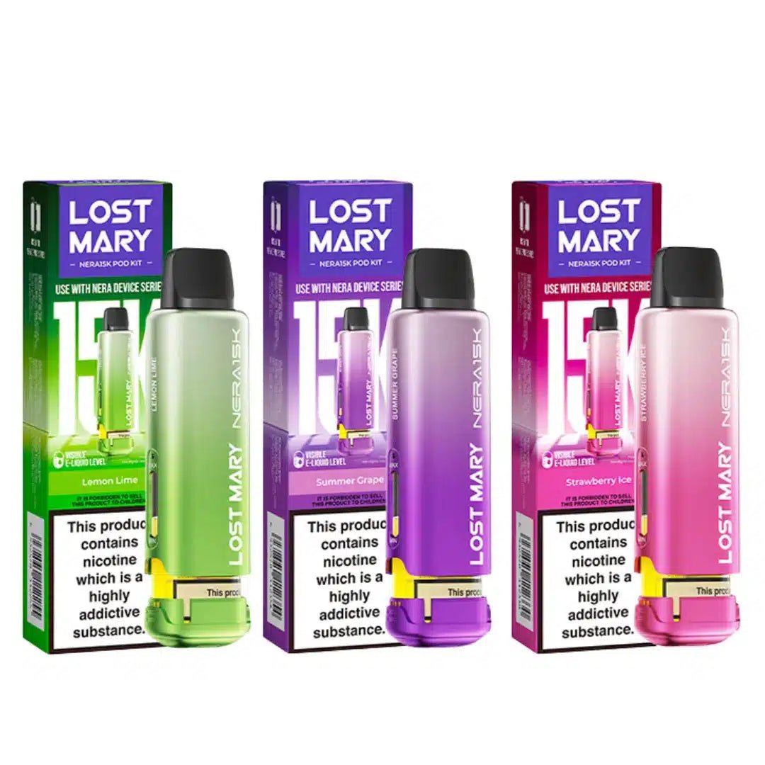 Lost Mary Nera 15K Prefilled Pods - vape squad