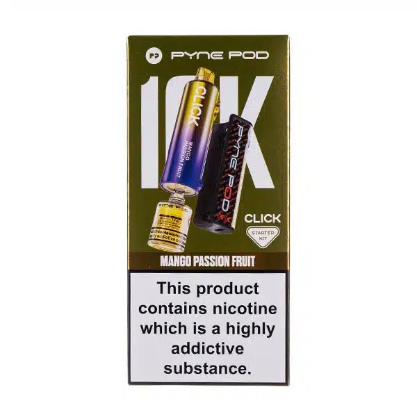 Pyne Pod Click 10K Prefilled Pod Kit - vape squad