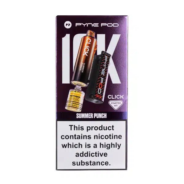 Pyne Pod Click 10K Prefilled Pod Kit - vape squad