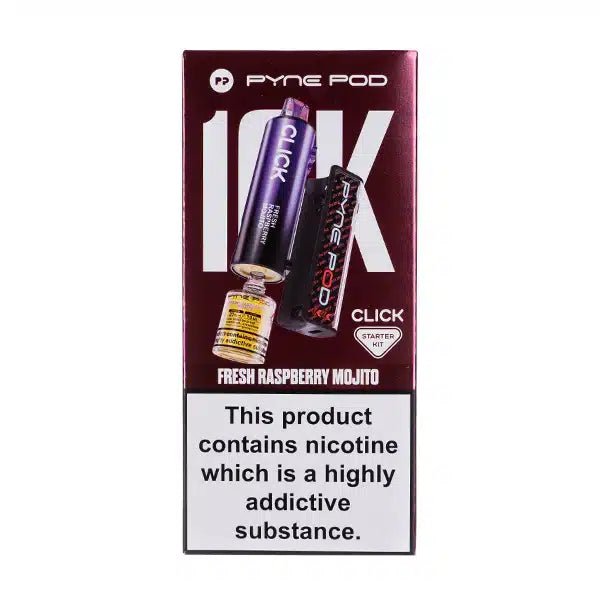 Pyne Pod Click 10K Prefilled Pod Kit - vape squad