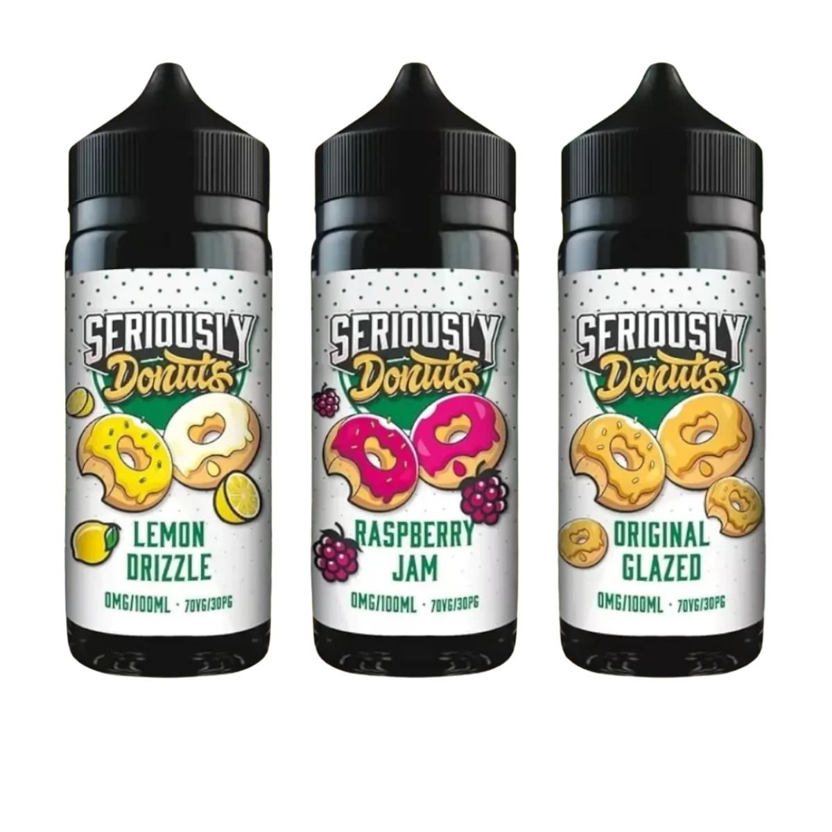 Seriously Donuts 100ml Shortfill E Liquid by Doozy - vape squad