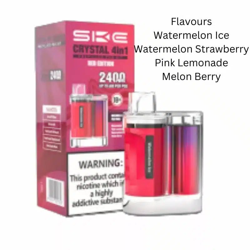 SKE Crystal 4 - in - 1 Prefilled Pod Kit - vape squad