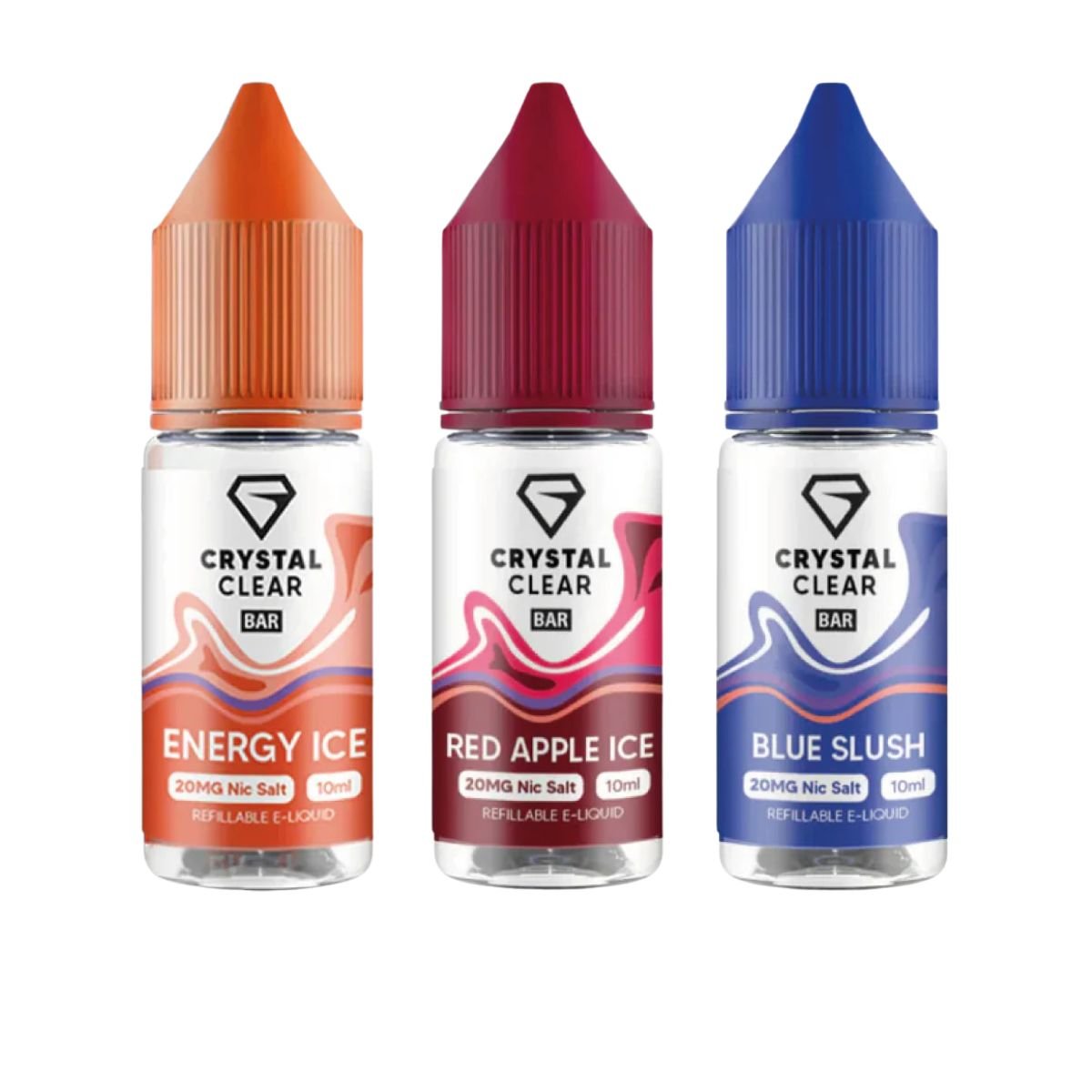 Crystal Clear Nic Salts - vape squad