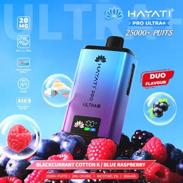 hayati pro ultra prefilled pods Hayati Pro Ultra Plus 25K Pods Raspberry Cola