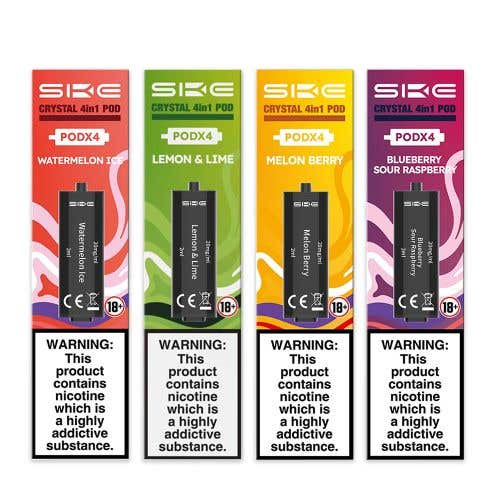 SKE Crystal 4 - in - 1 Prefilled Pods - vape squad